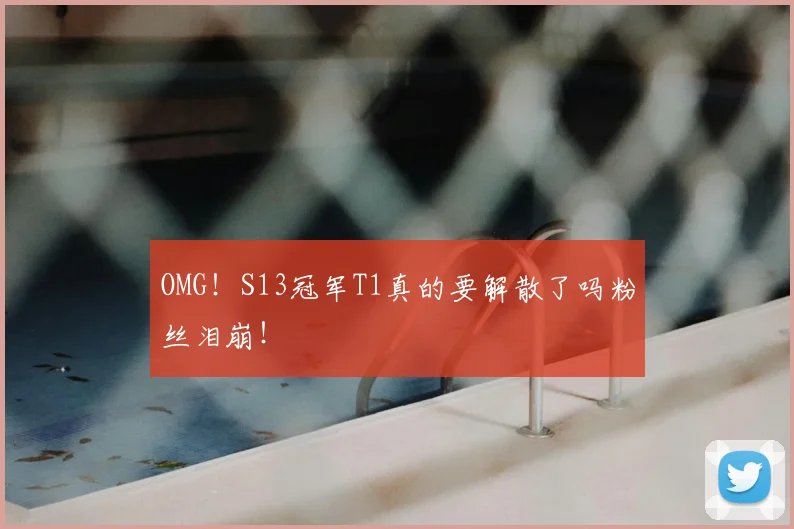 OMG！S13冠军T1真的要解散了吗粉丝泪崩！